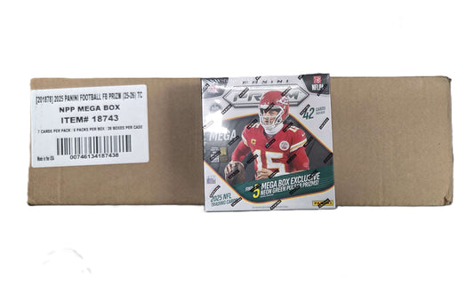 2025 Panini Prizm Football Mega 20-Box Case (Neon Green Pulsar Prizms!)