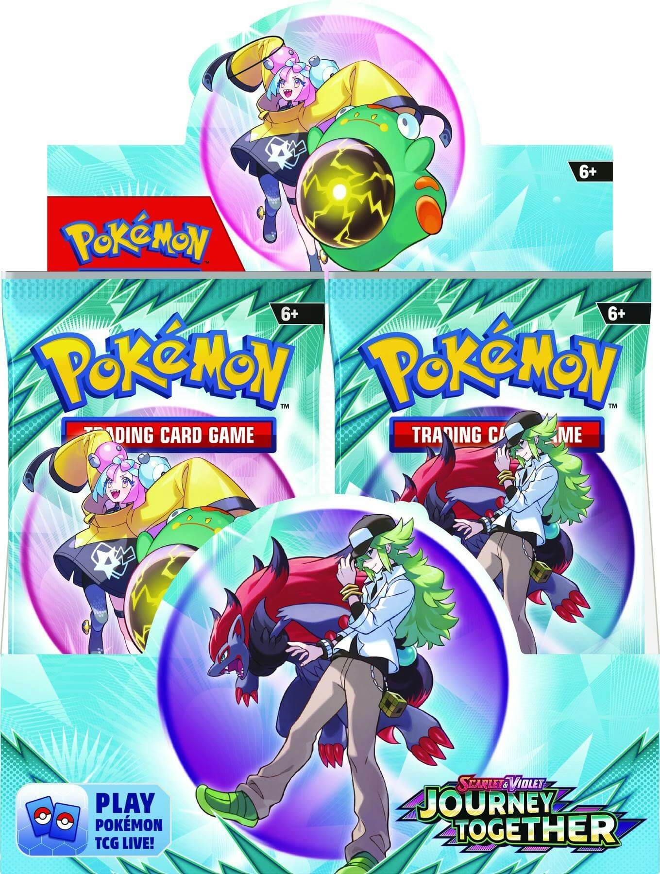 Pokemon TCG: Scarlet & Violet (SV09) Journey Together Booster Box (Enhanced)